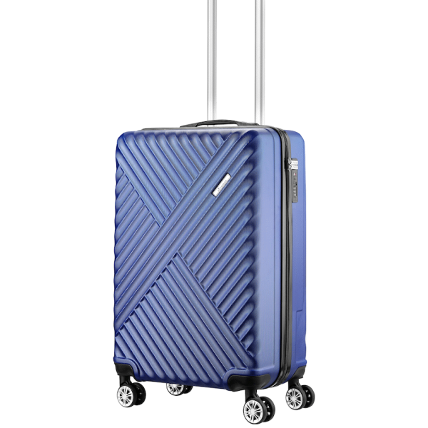 Travelwize Astra ABS 55cm 4-Wheel Spinner Luggage - Navy