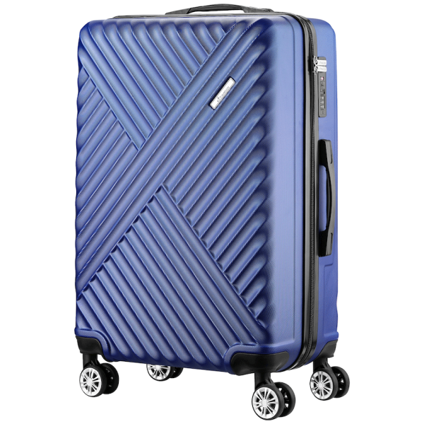 Travelwize Astra ABS 77cm 4-Wheel Spinner Luggage - Navy