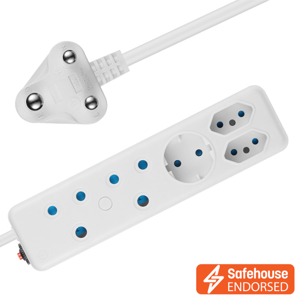 Ellies 5-Way Multiplug - 0.5m