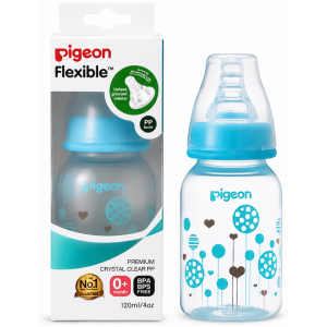 Pigeon Flexible Bottle STD Neck 120ml - Blue