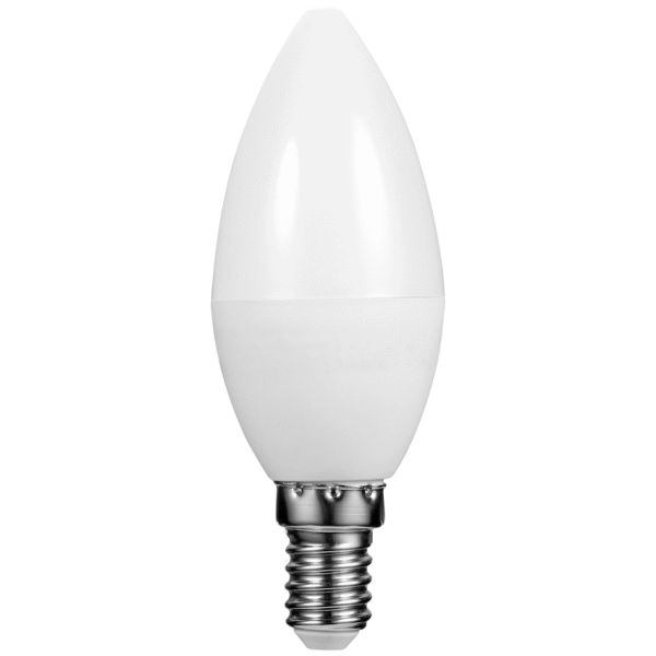 Switched 5w Candle LED Light Bulb E14 - Warm White