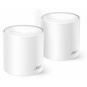 TP-Link Deco X10 (2-Pack) AX1500 Whole Home Mesh Wi-Fi 6 System (Tri-Band)