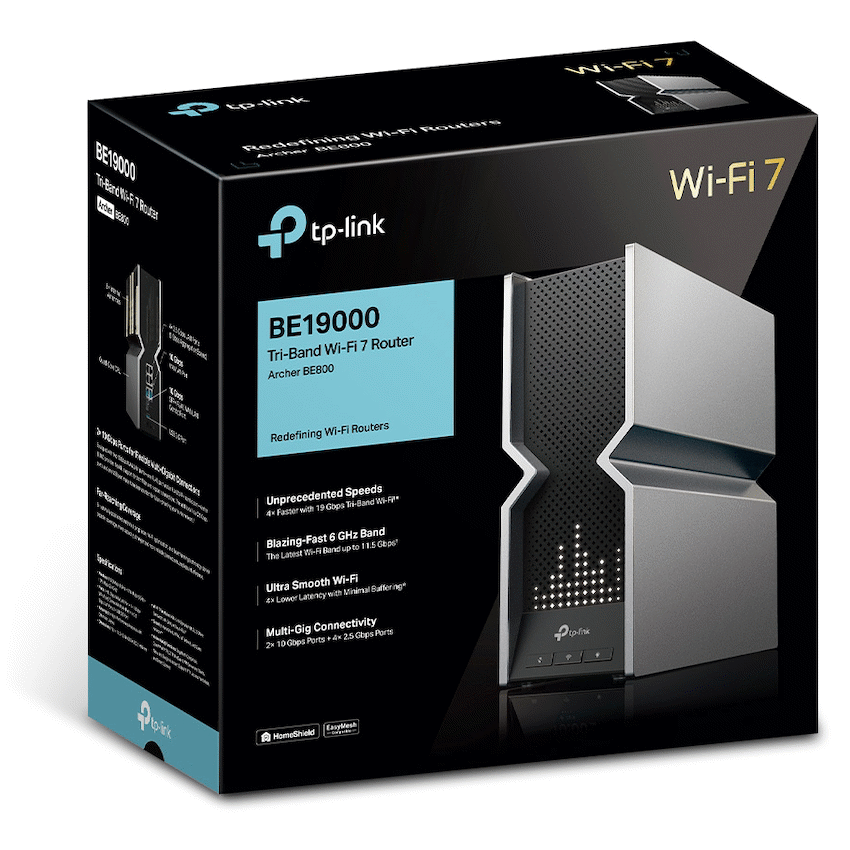 TP-Link Archer BE800 BE19000 Tri-Band Wi-Fi 7 Router - Image 10