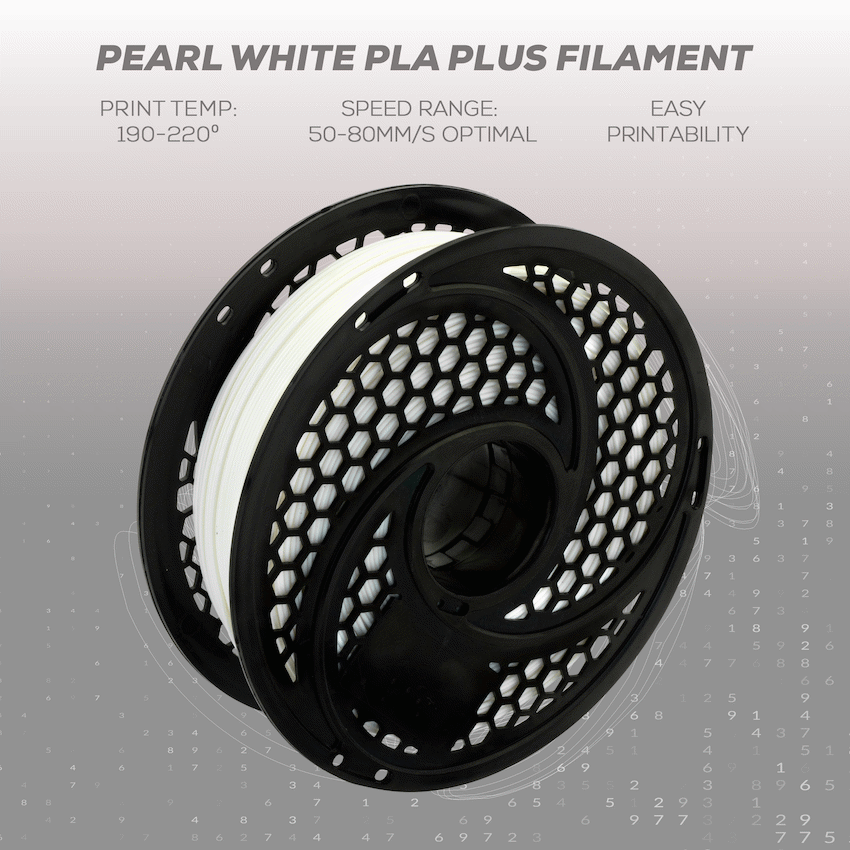 SA Filament Silk PLA Plus Filament 1kg - Pearl White - Image 10