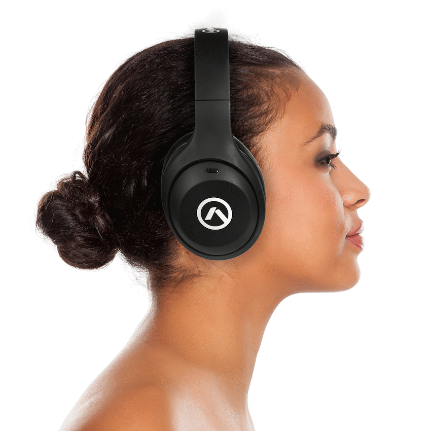 Amplify Quietude Bluetooth Headphones with Active Noise Cancelling - Black - Image 10