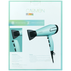 Carmen Colours 2200w DC Hairdryer