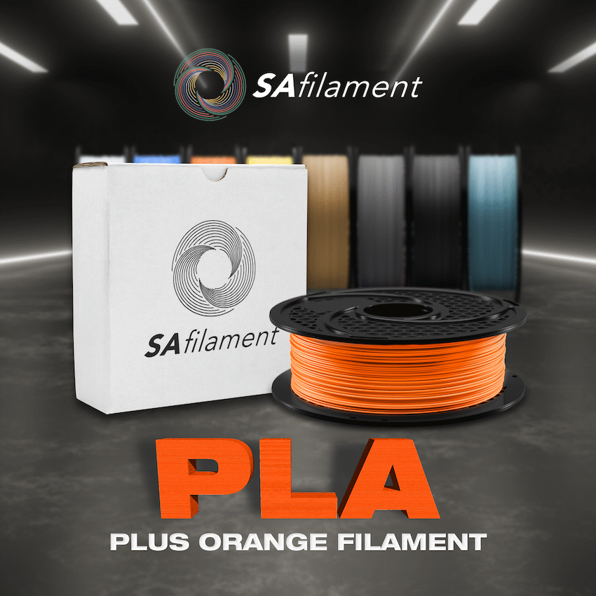 SA Filament Silk PLA Plus Filament 1kg - Orange - Image 10