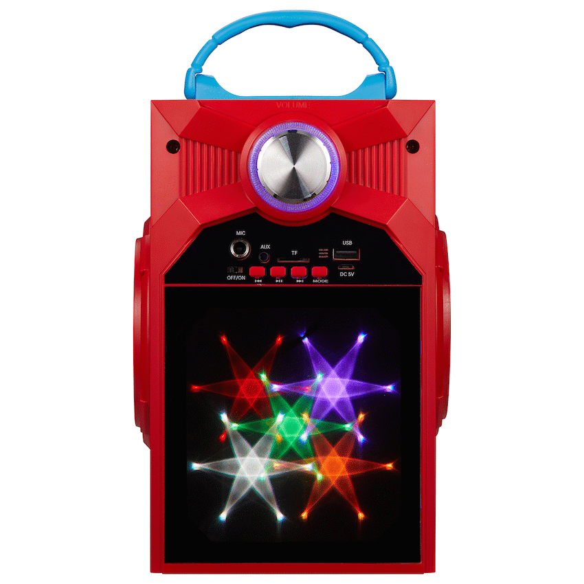 Marvel Spider-Man Galaxy LED Stars Karaoke Machine with Microphone - Image 10