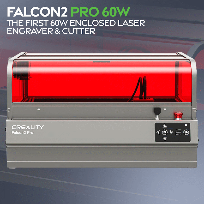 Creality Falcon 60W Enclosed Laser Engraver - Image 10