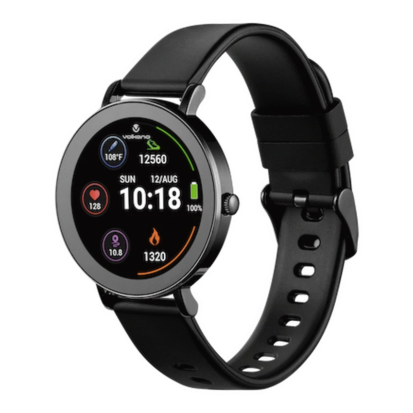 Volkano Aurora Series Ladies Smart Watch - Black - Image 11