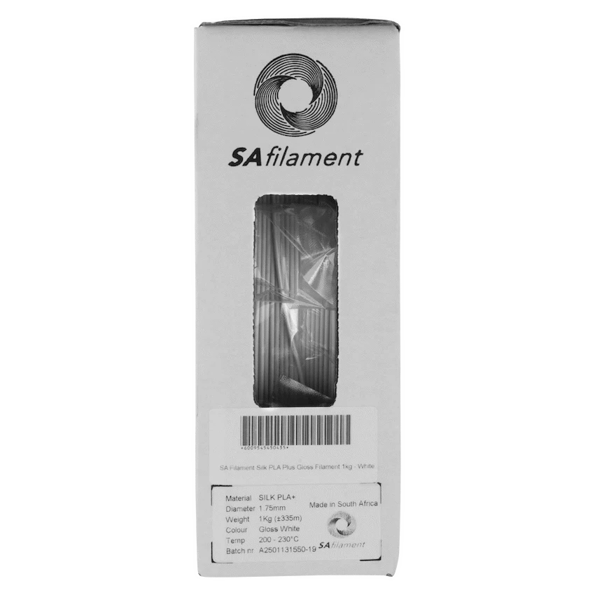 SA Filament Silk PLA Plus Gloss Filament 1kg - White - Image 11