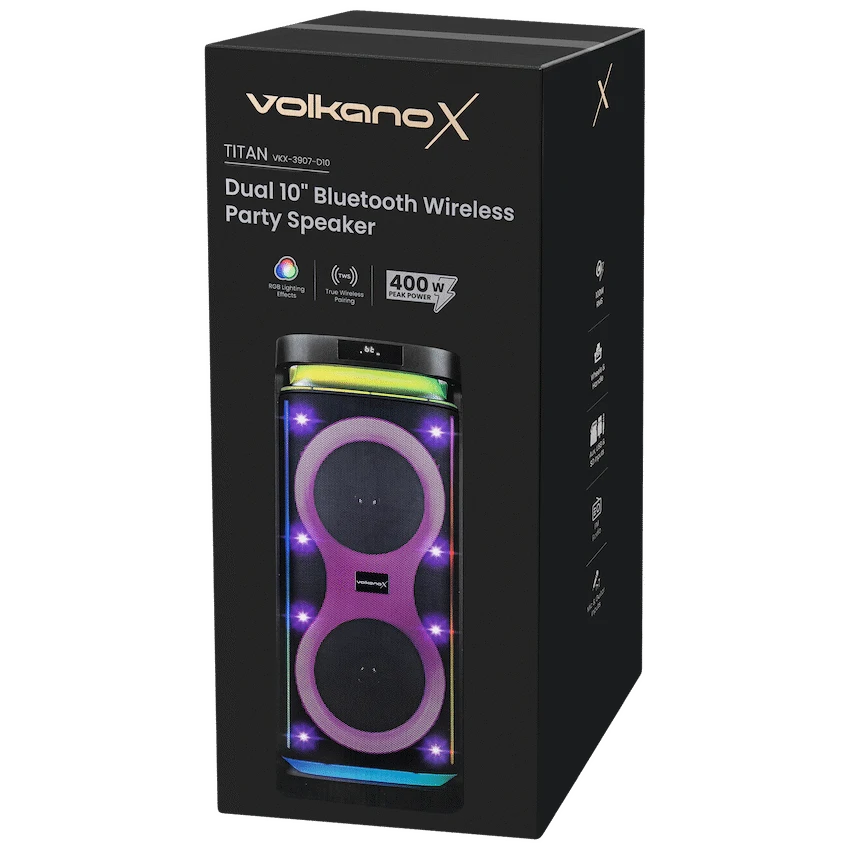Volkano X Titan Series Dual 10" Party Speaker - Image 11