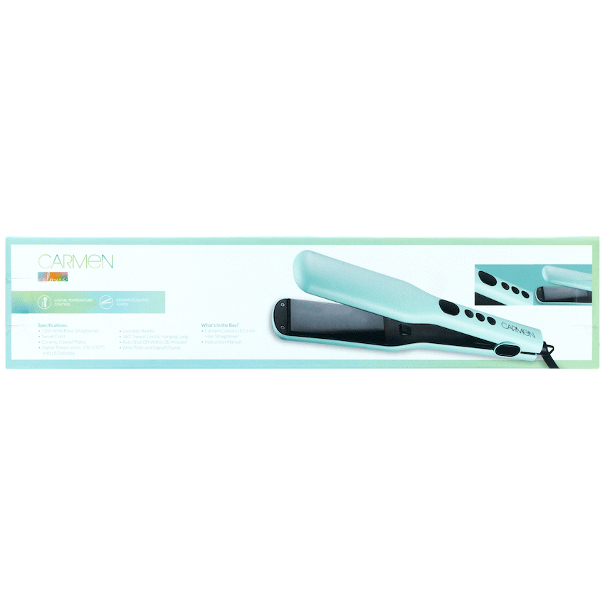 Carmen Colours LED Wide Plate Hair Straightener - Image 11