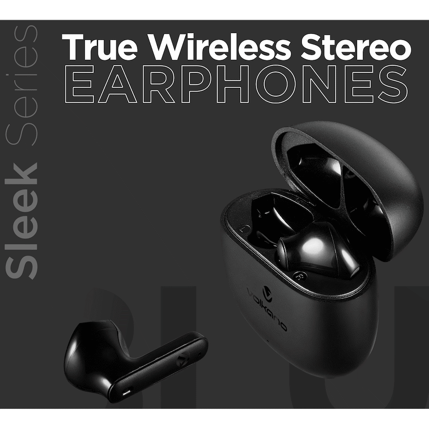 Volkano Sleek Series TWS Earphones - Black - Image 11
