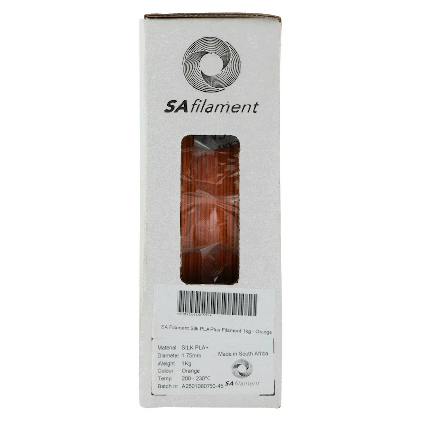 SA Filament Silk PLA Plus Filament 1kg - Orange - Image 12