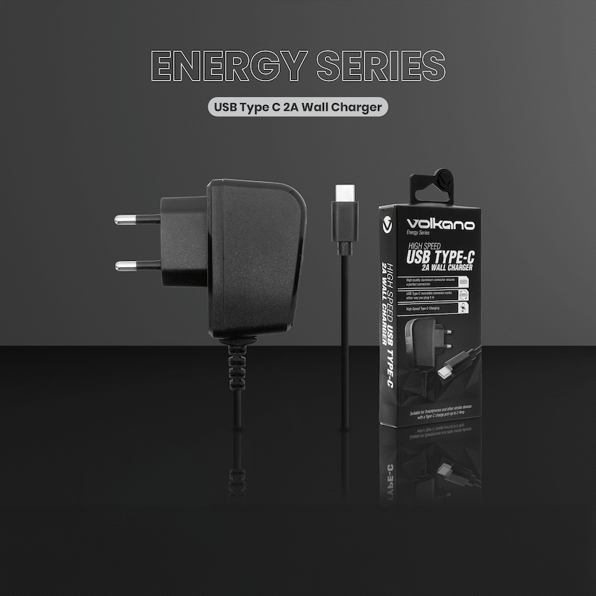 Volkano Energy Series USB Type-C 2a Wall Charger - Image 13
