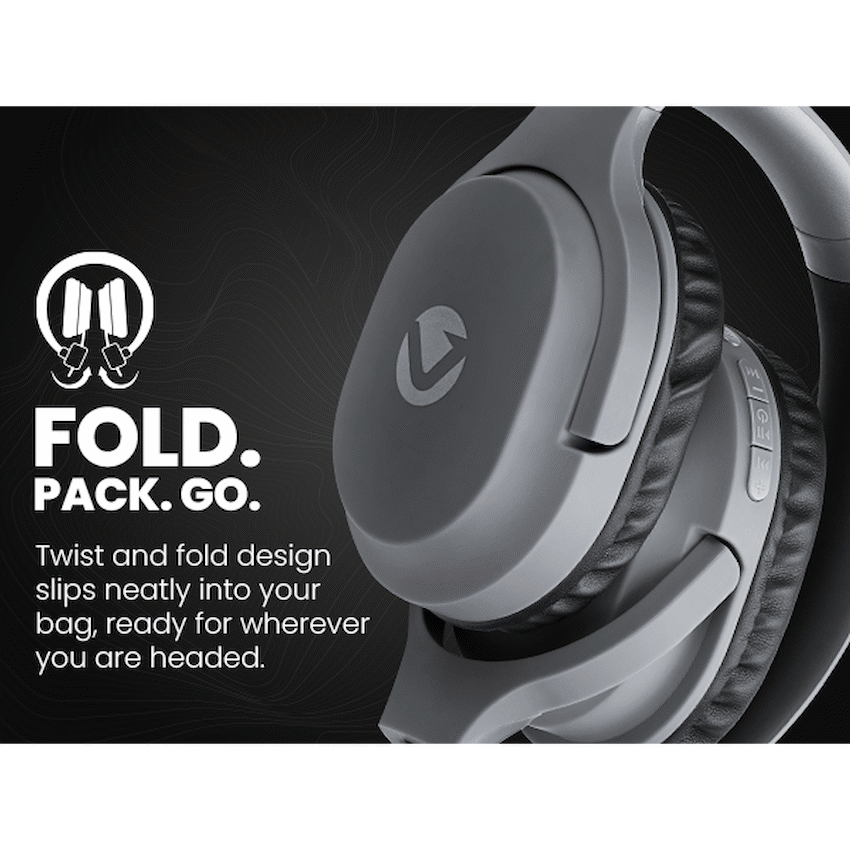 Volkano Pebble Series Bluetooth Headphones - Dark Grey - Image 13