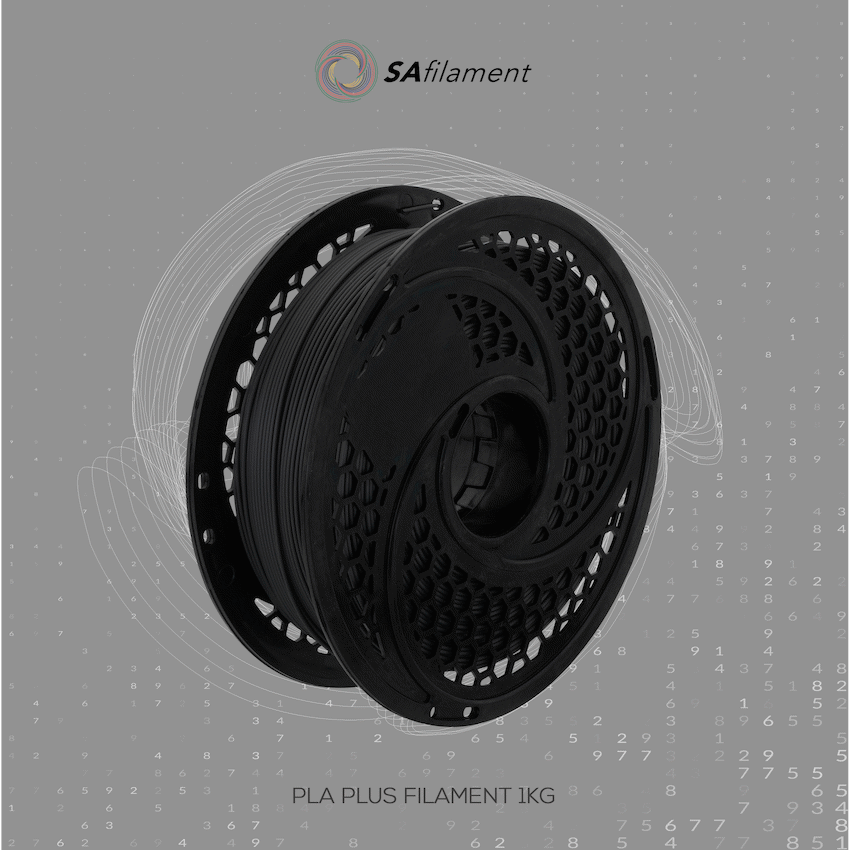 SA Filament Silk PLA Plus Filament 1kg - Gun Metal - Image 10