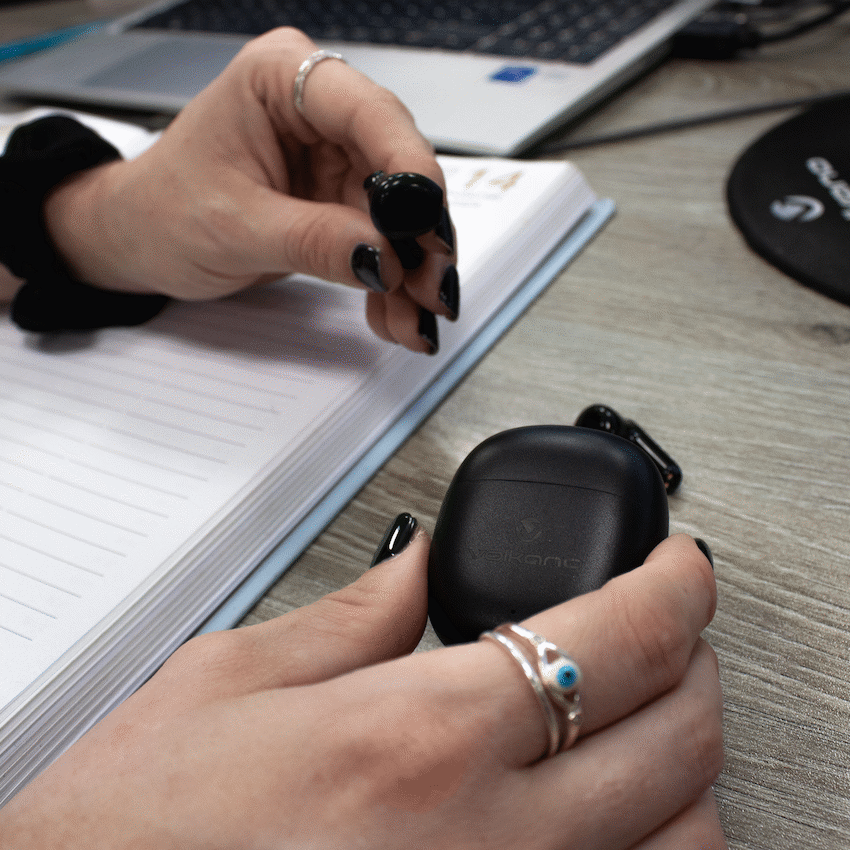 Volkano Sleek Series TWS Earphones - Black - Image 13