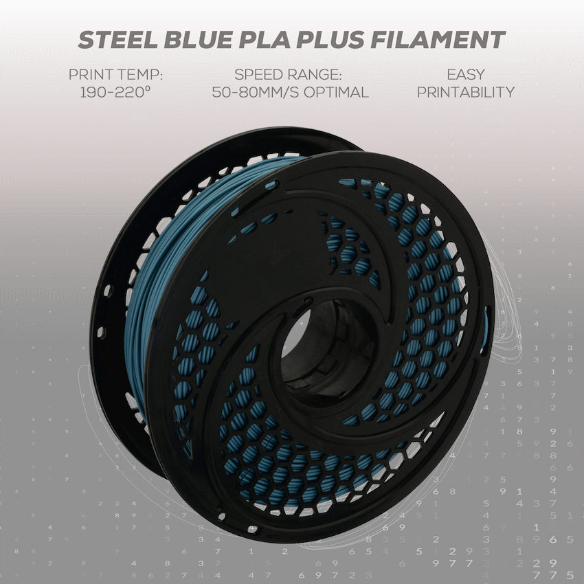 SA Filament Silk PLA Plus Filament 1kg - Steel Blue - Image 14