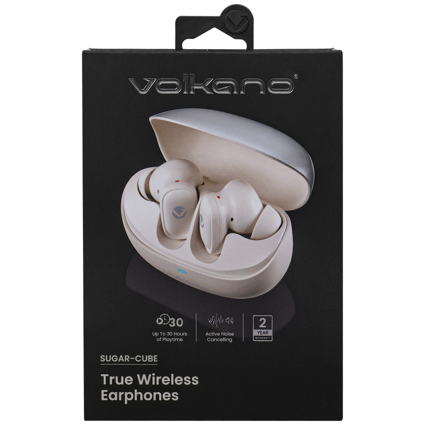 Volkano Sugar-Cube Active Noise-Cancelling True Wireless Earphones - Nude - Image 15