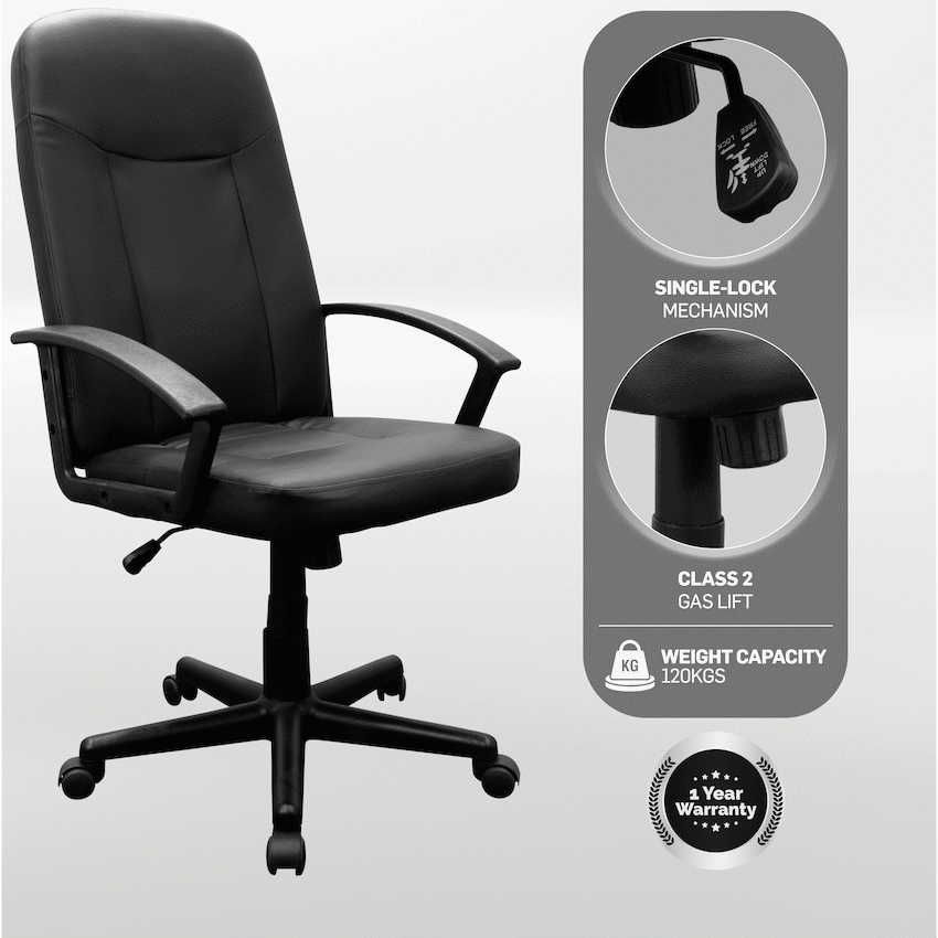 Everfurn Affinity High Back Office Chair - Image 15
