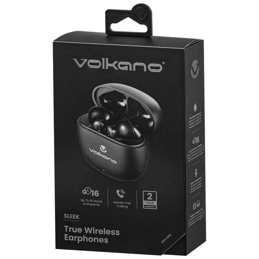 Volkano Sleek Series TWS Earphones - Black - Image 16
