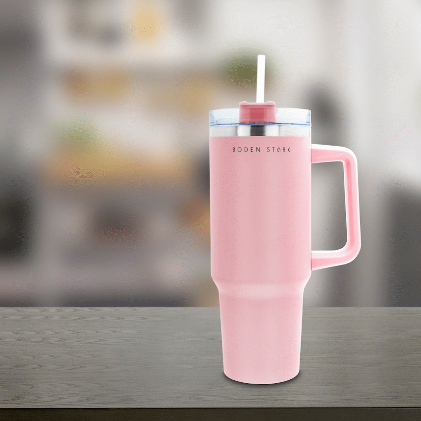 Boden Stark 1200ml Travel Mug - Pink - Image 16