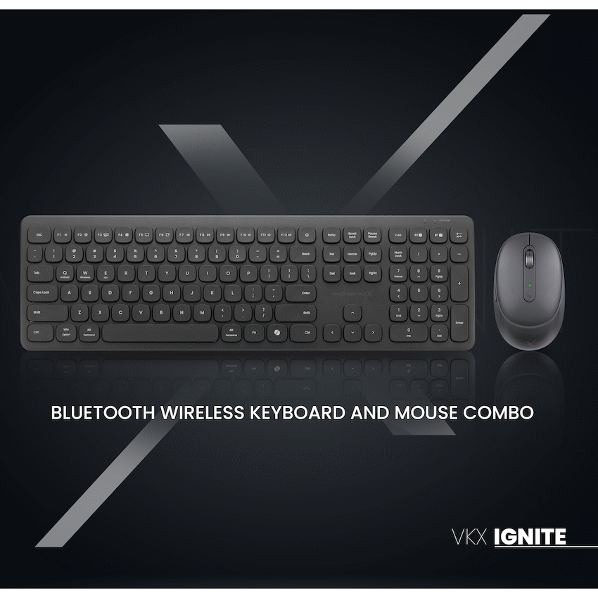 VolkanoX Ignite Bluetooth Wireless Keyboard and Mouse Combo - Graphite - Image 17