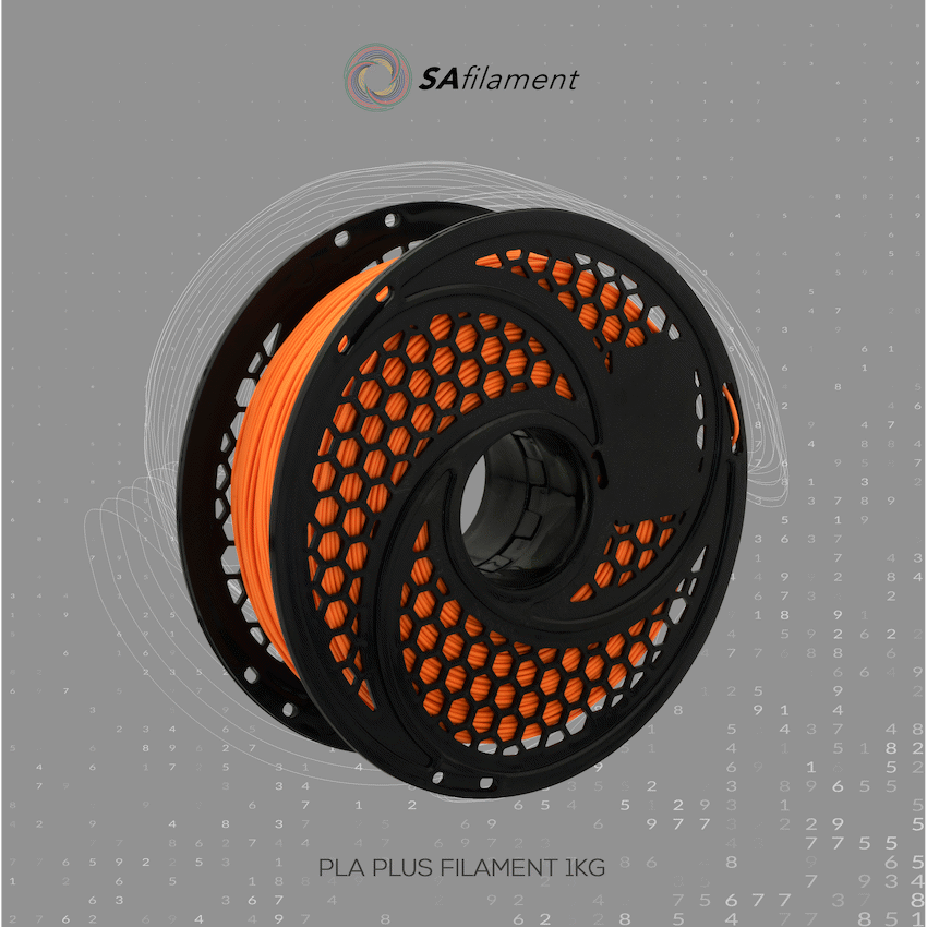 SA Filament Silk PLA Plus Filament 1kg - Orange - Image 17