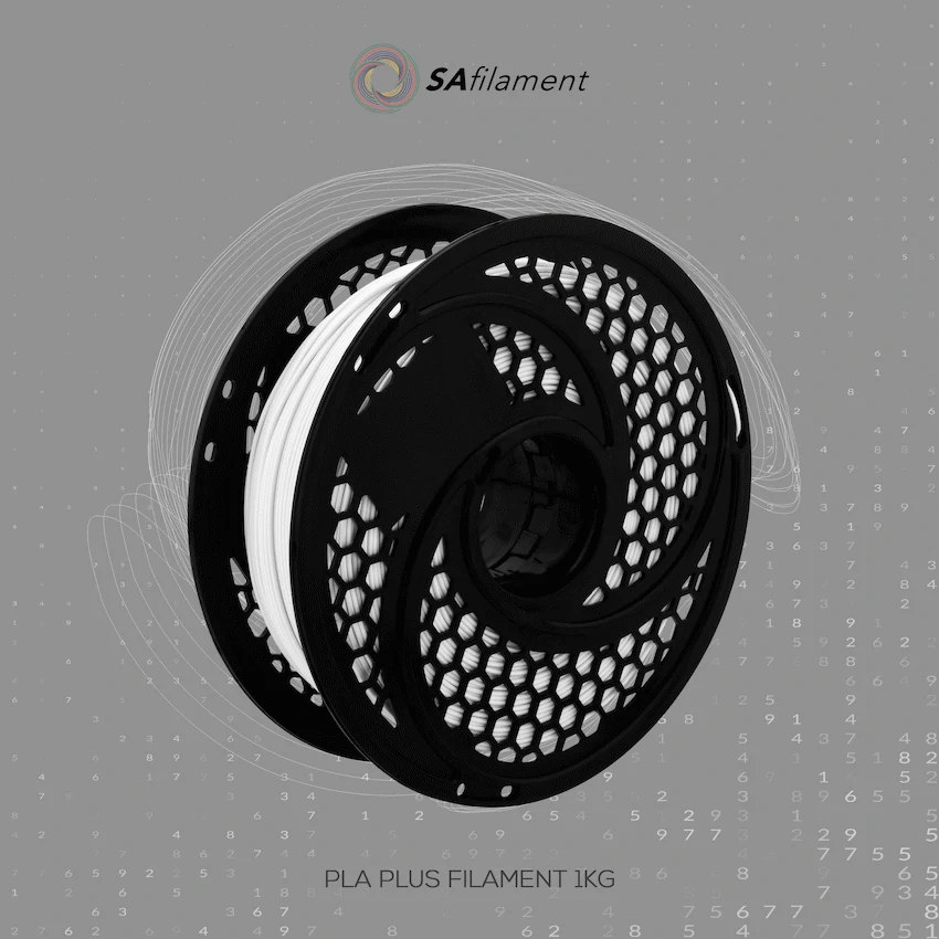 SA Filament Silk PLA Plus Gloss Filament 1kg - White - Image 18