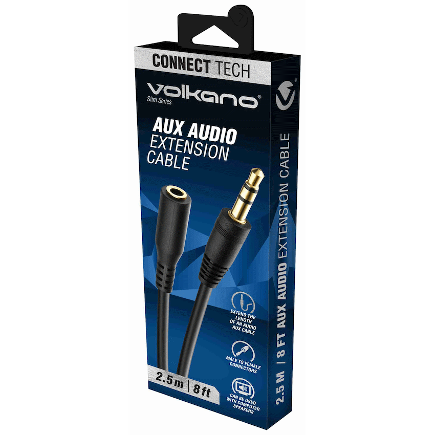 Volkano Slim series Aux extension 2.5m - Image 2