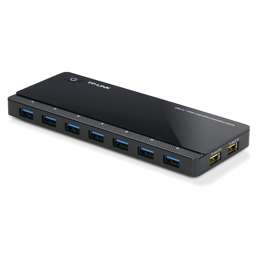 TP-Link UH720 USB 3.0 7-Port Hub with 2 Charging Ports - Image 2