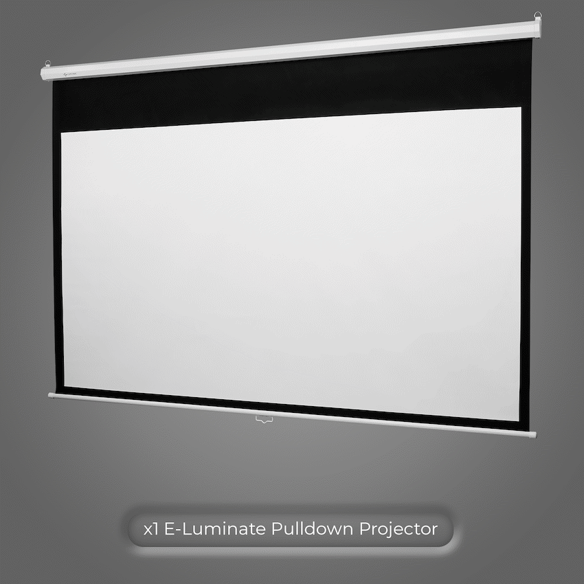 Connex E-Luminate Pull-Down Projector Screen 100in - 16:9 - Image 2