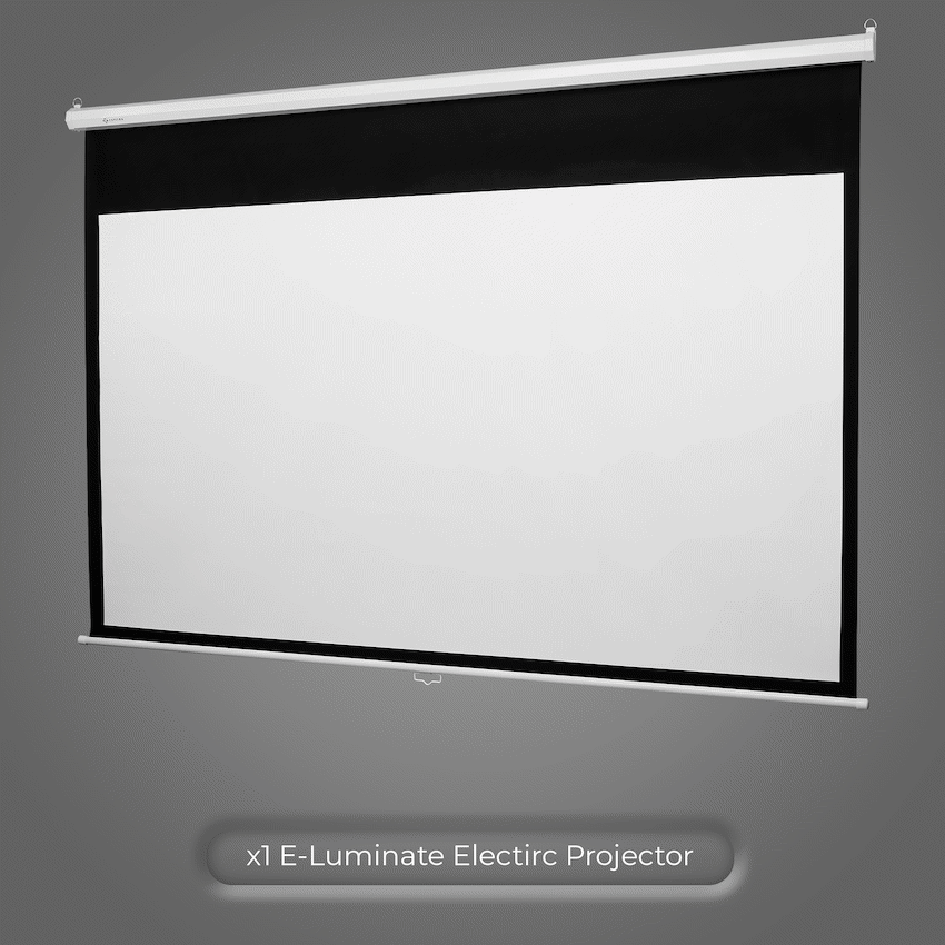 Connex E-Luminate Electric Projector Screen with Remote 100" - 16:19 - Image 2