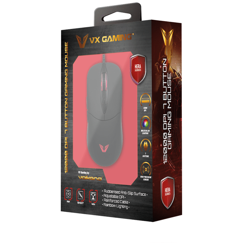 VX Gaming Hera Series 12000DPI 7-Button Gaming Mouse - Image 2