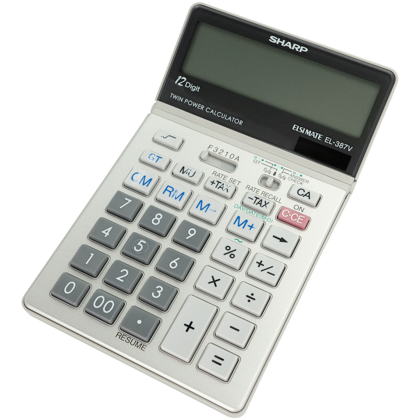 Sharp EL387V Multi-Function Calculator - Image 2