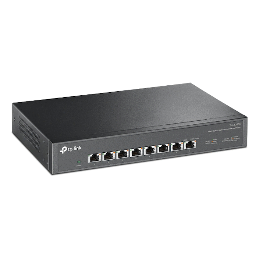 TP-Link TL-SX1008 8-Port 10G Multi-Gigabit Desktop/Rackmount Switch - Image 2