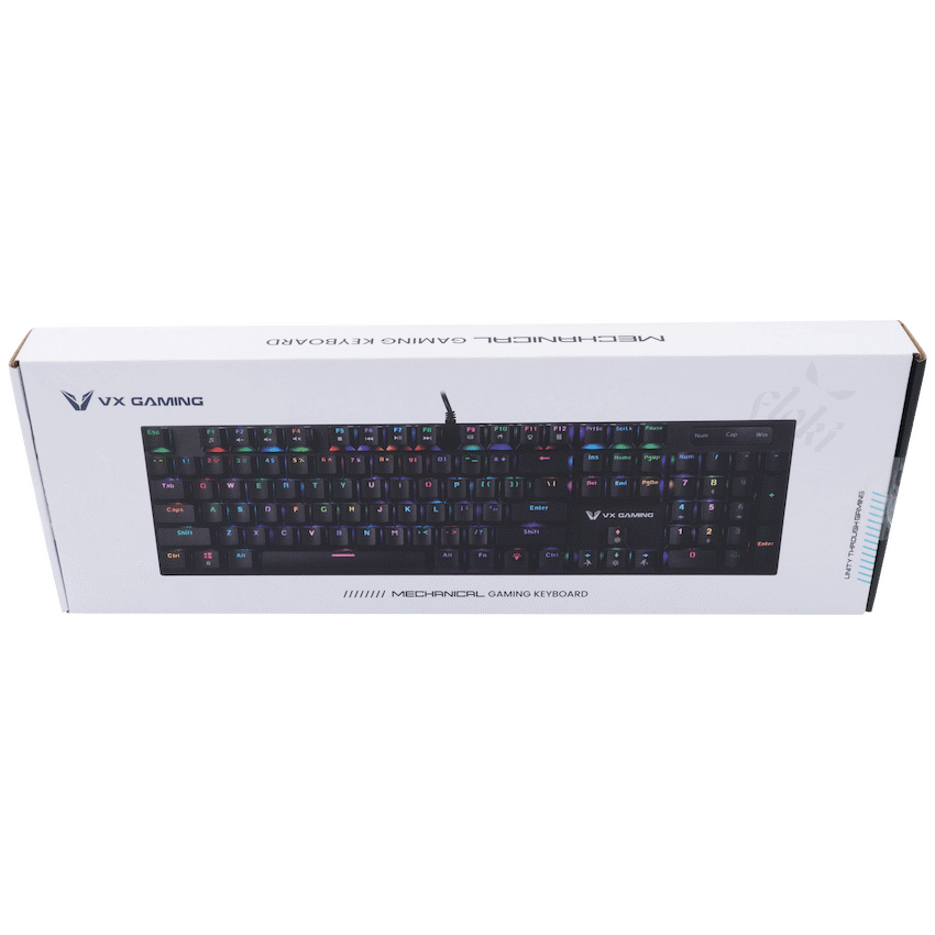 VX Gaming Floki RGB Full Mechanical Keyboard - Image 2