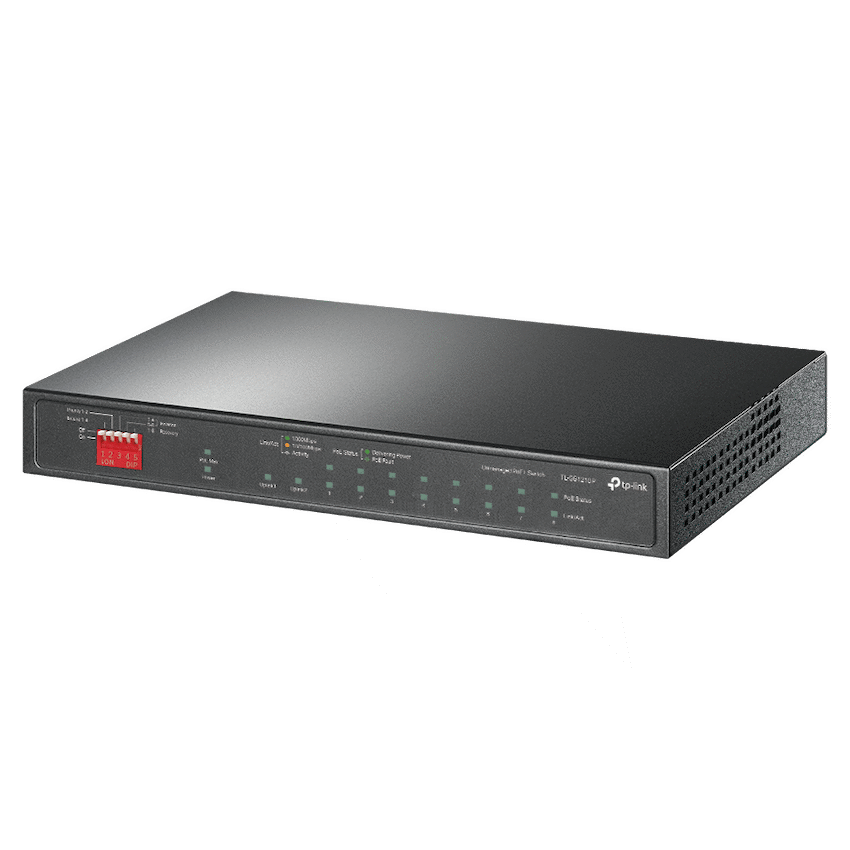 TP-Link TL-SG1210P 10-Port Gigabit Desktop Switch with 8-Port PoE+ - Image 2