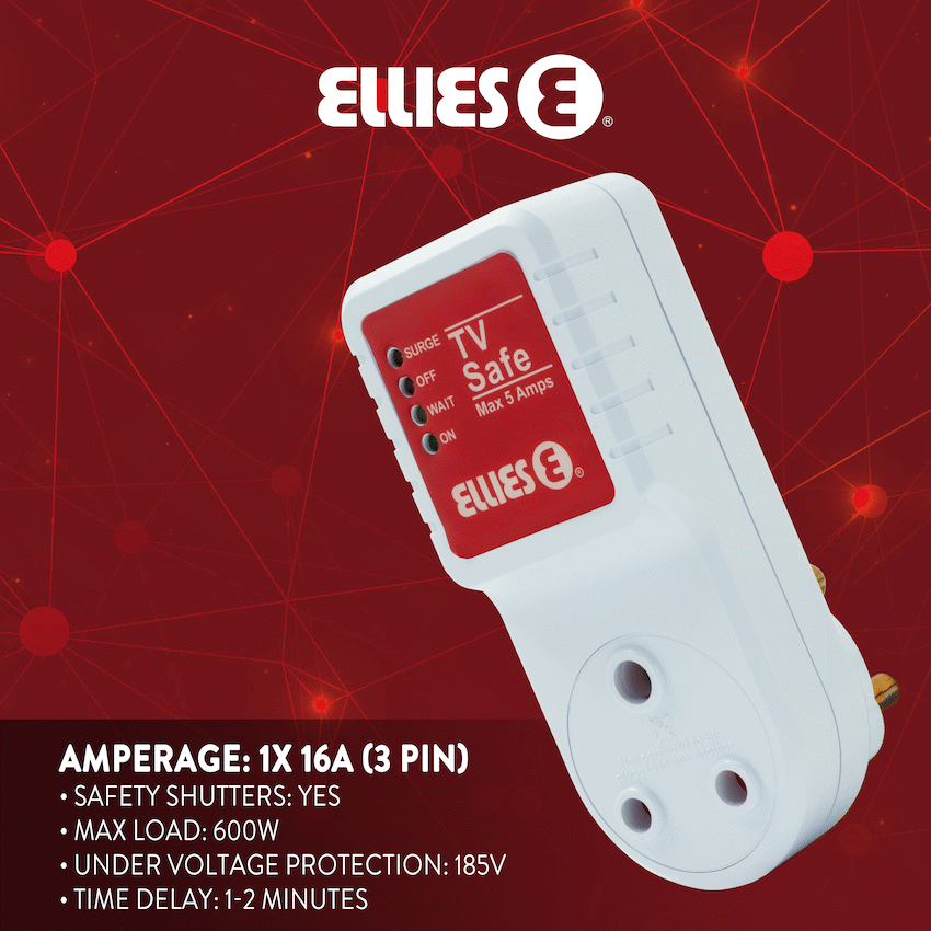 Ellies High Surge TV Safe Adaptor - Image 2