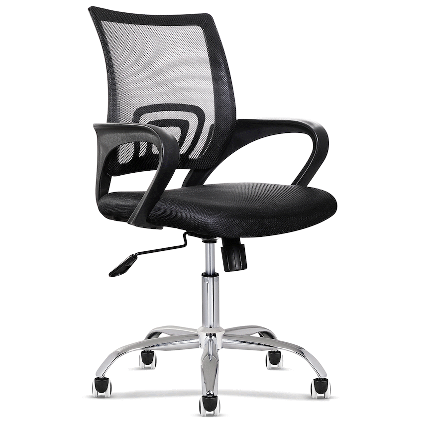 Everfurn Swift Mid Back Chair - Black - Image 2