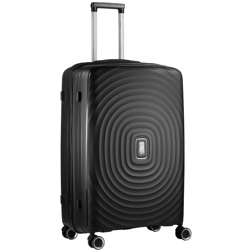 Travelwize Ripple PP 4-Wheel Spinner 55cm Luggage - Black - Image 2