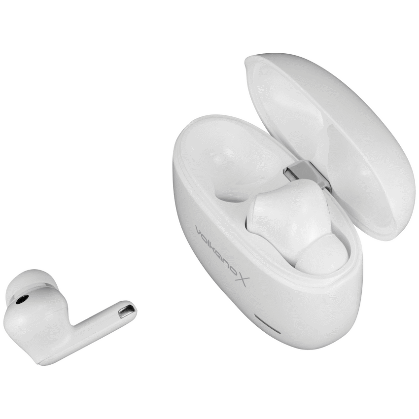 VolkanoX VXT200S Hybrid ANC TWS Earphones - White - Image 2
