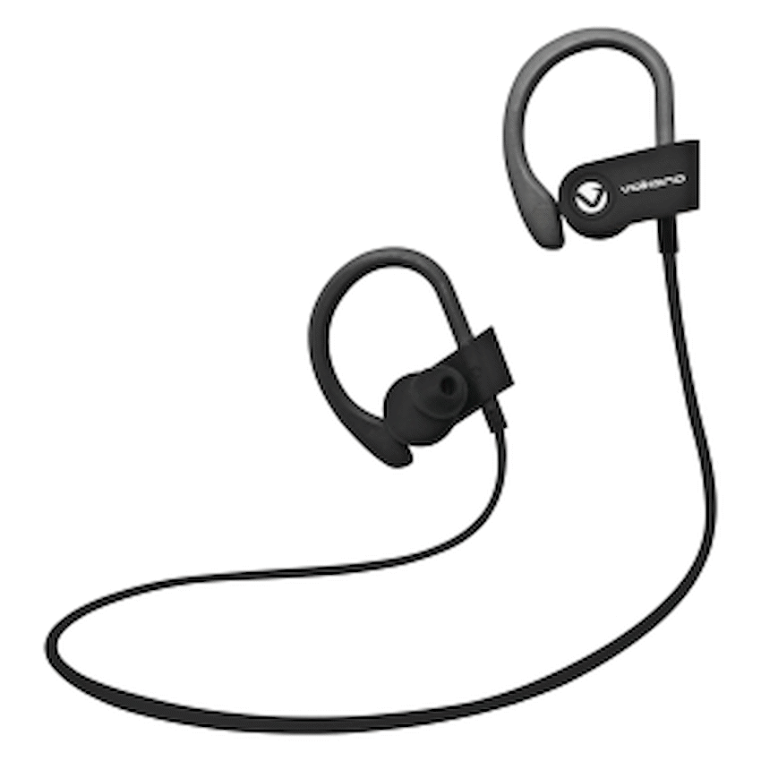 Volkano Race Series Bluetooth Sport Earhook Earphones - Black - Image 2