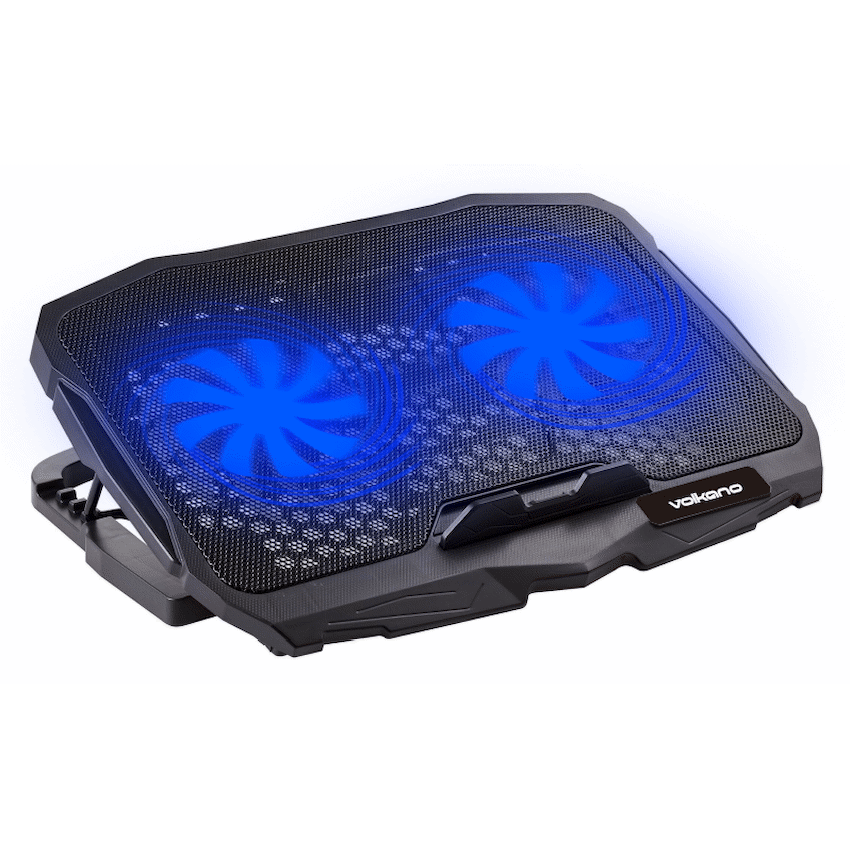Volkano Glacier Series Upright Notebook Cooling Stand with Dual Fans - Image 2