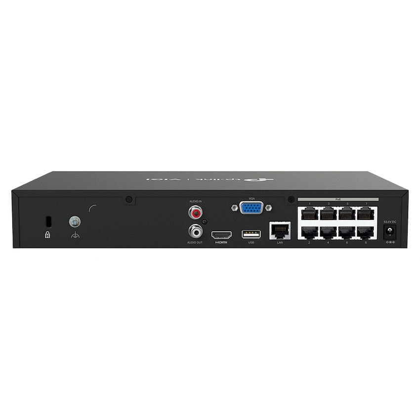 TP-Link Vigi NVR1008H-8P 8-Channel PoE+ Network Video Recorder - Image 2