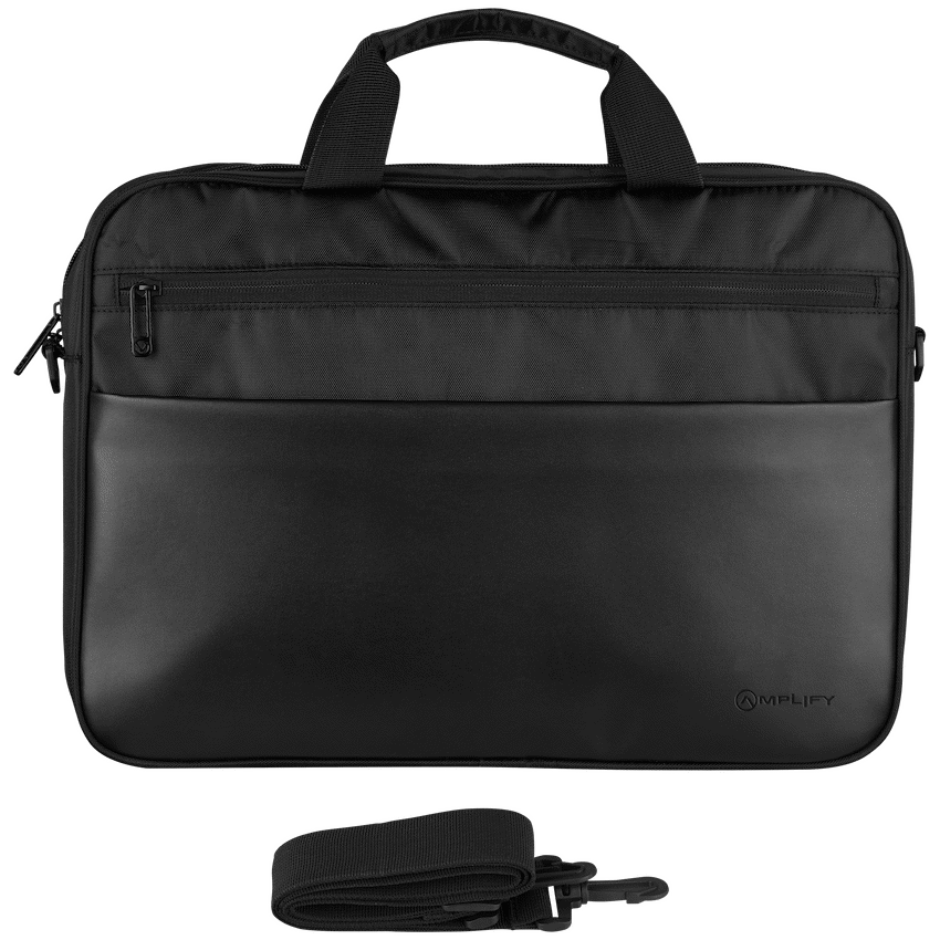 Amplify Panama 15.6" Laptop Shoulder Bag - Black - Image 2