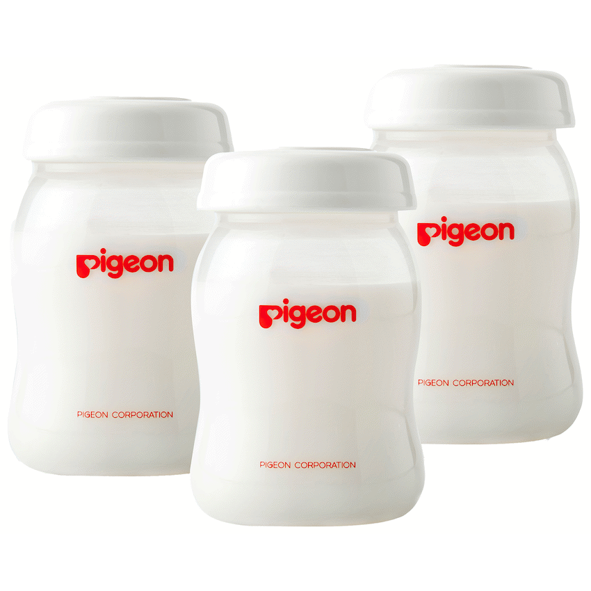 Pigeon Milk Storage Bottle 160ml + Disk (3 Pc) - Image 2