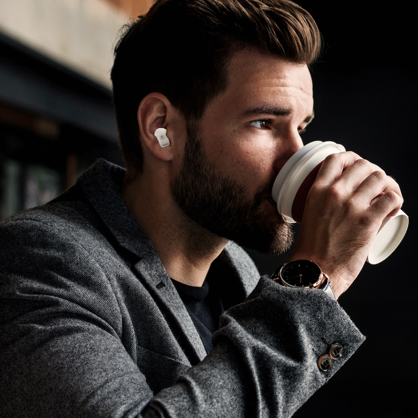 Volkano Sugar-Cube Active Noise-Cancelling True Wireless Earphones - Nude - Image 2